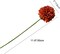 Burnt Orange Chrysanthemum 12 Pcs Artificial Mums Flowers UV Resistant Silk Fall Table Centerpiece Porch Patio Wedding Home Decor 11.8 Inch Stems